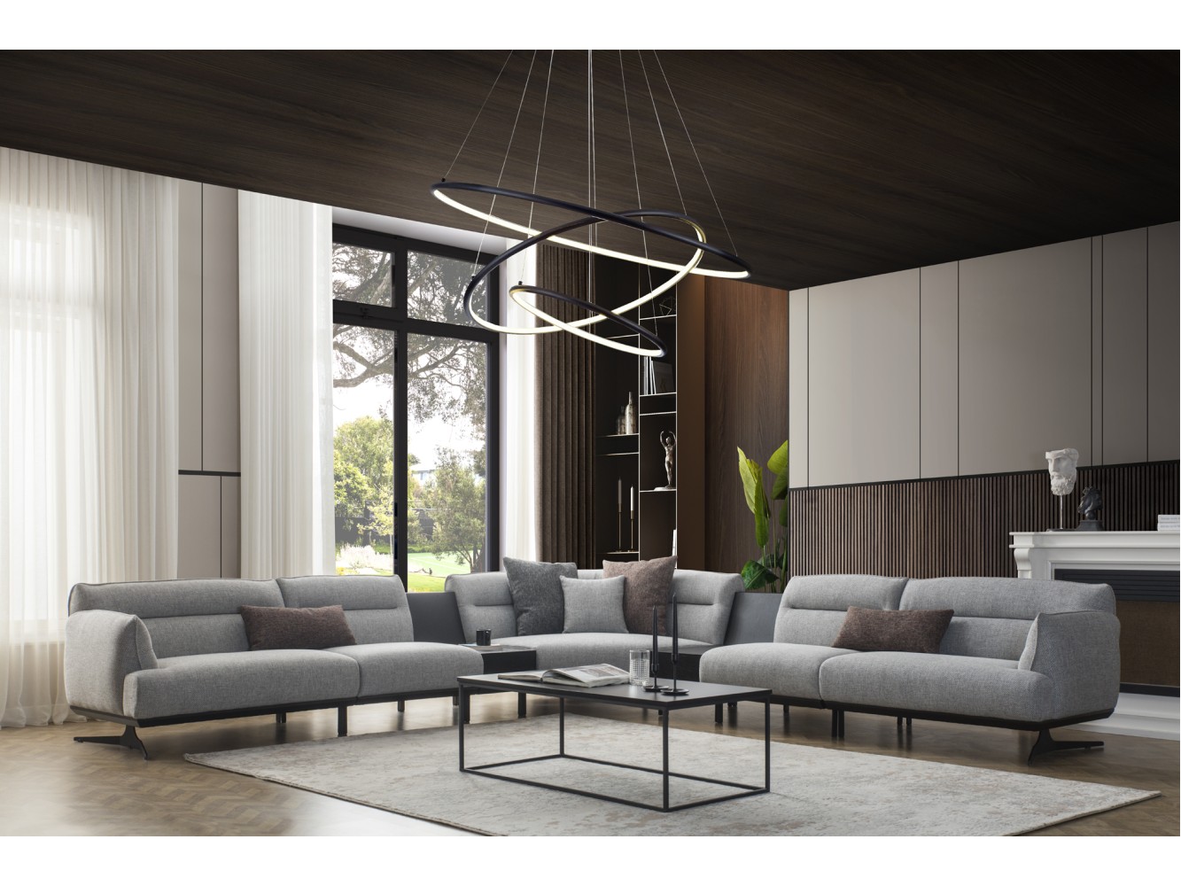 POLO SECTIONAL CORNER SOFA SET