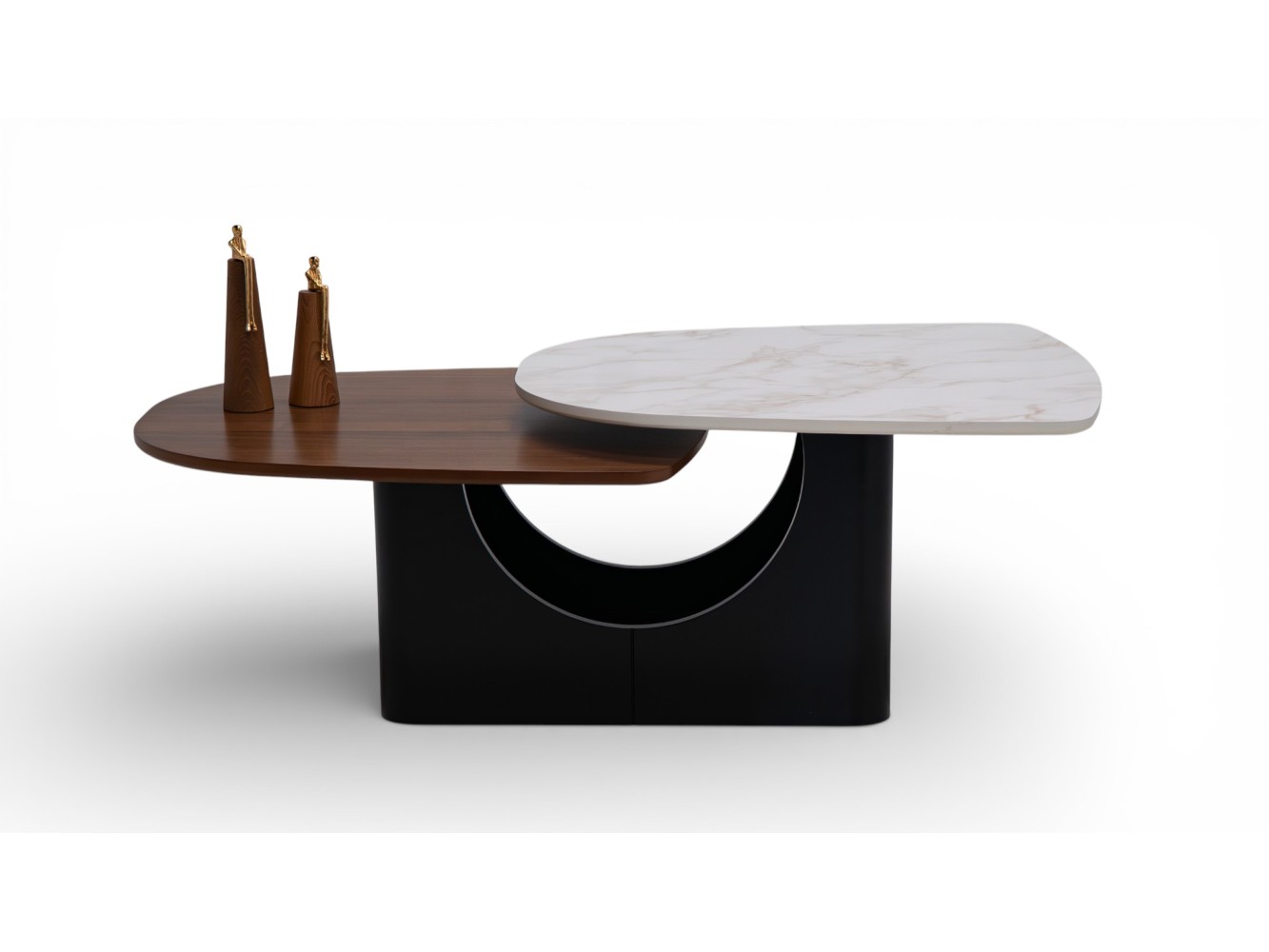 672 Walnut White Marble