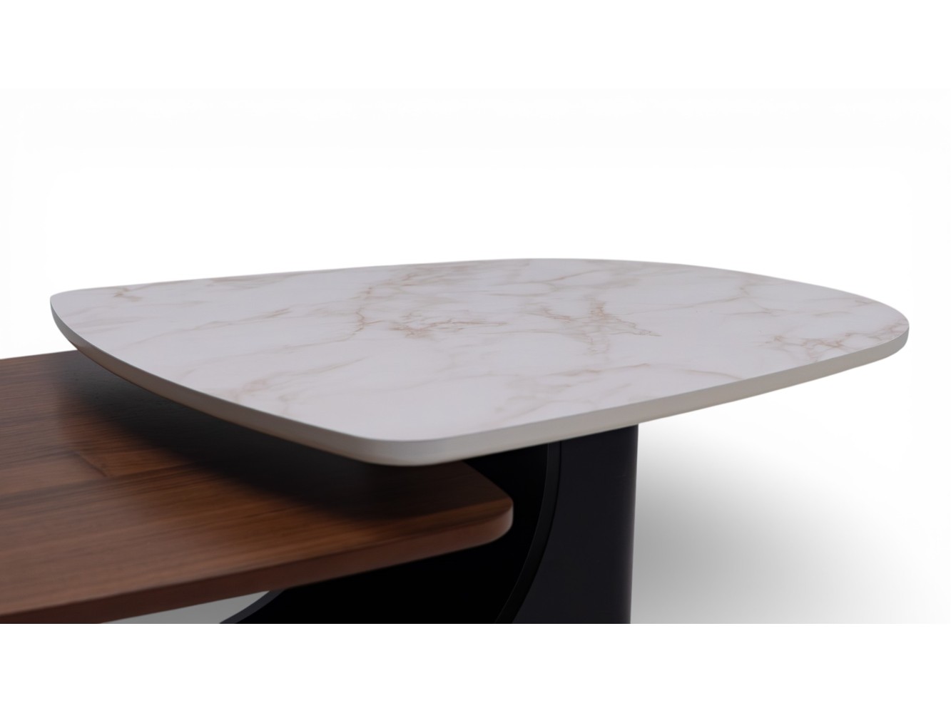 672 Walnut White Marble