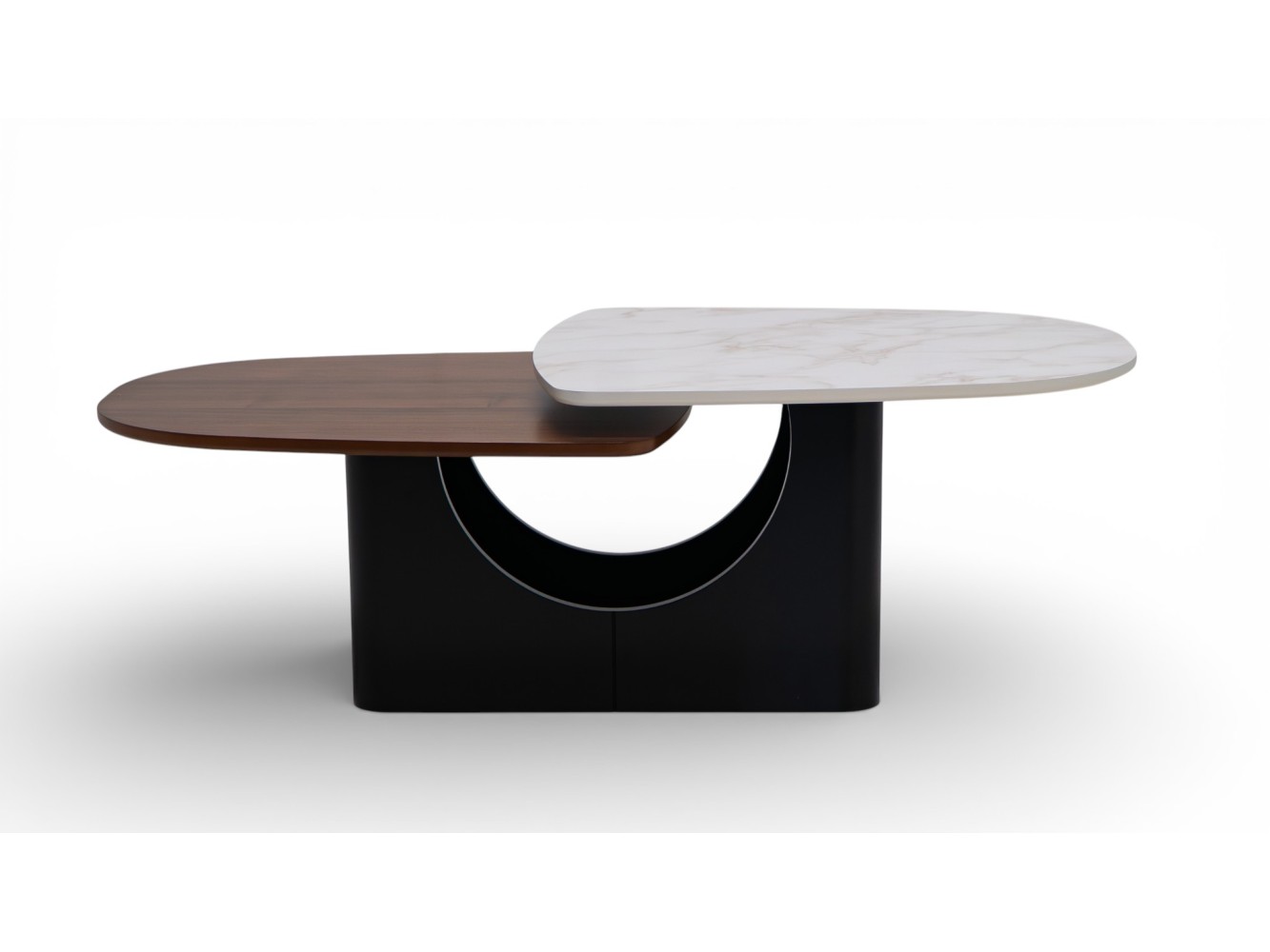 672 Walnut White Marble