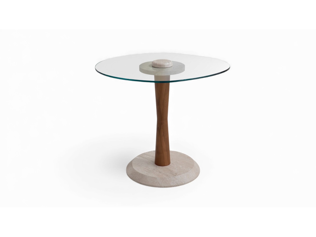 687 Walnut Travertine Set Of 3