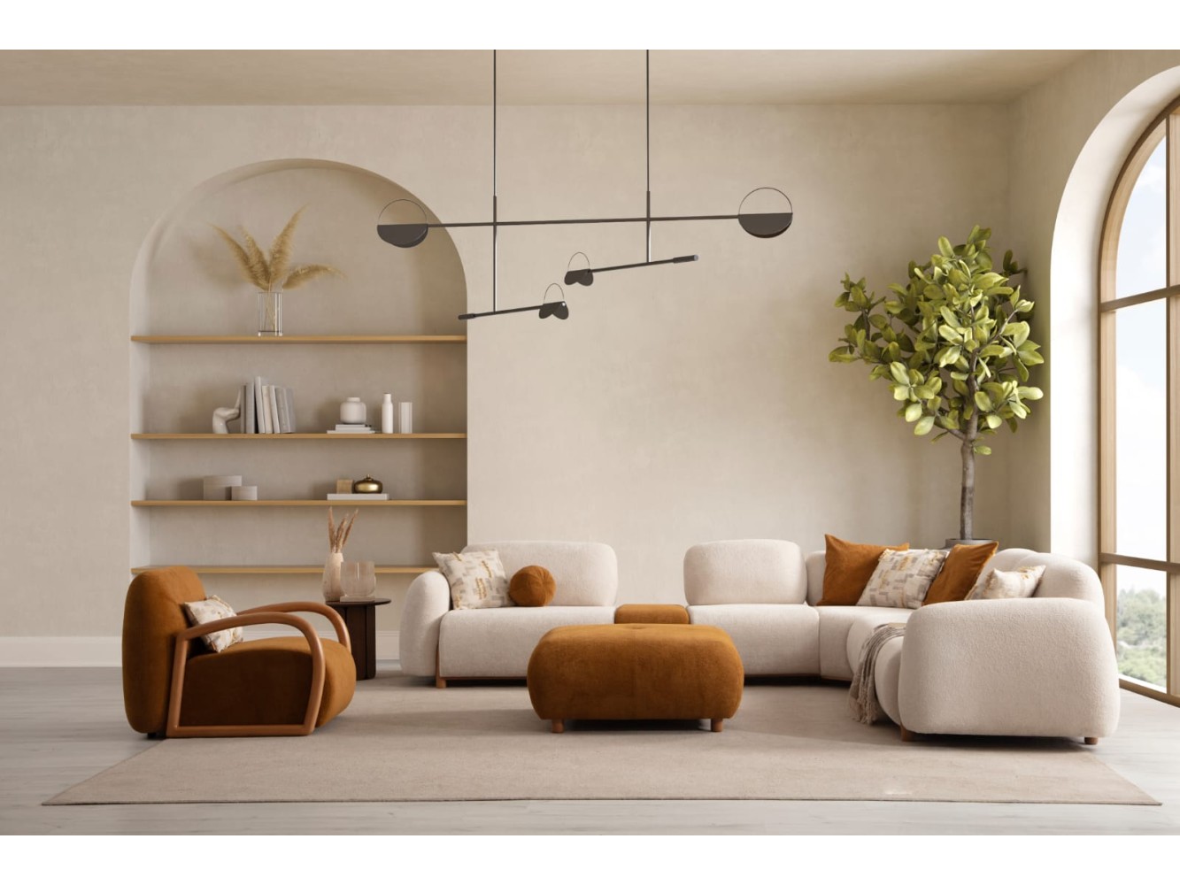 Sofia Corner Sofa Set