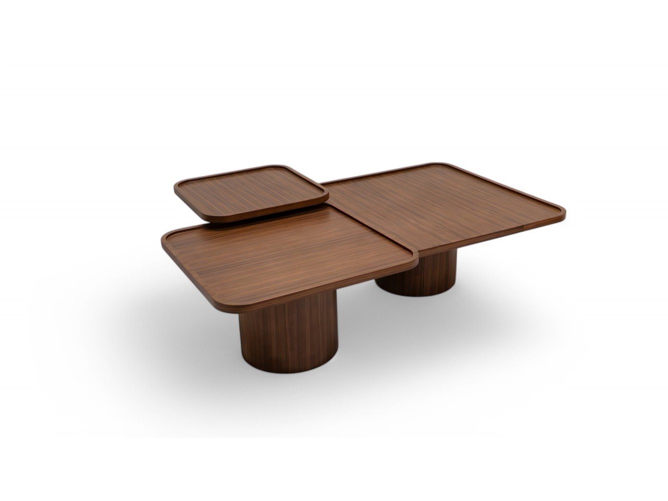 957 Walnut Set of 3