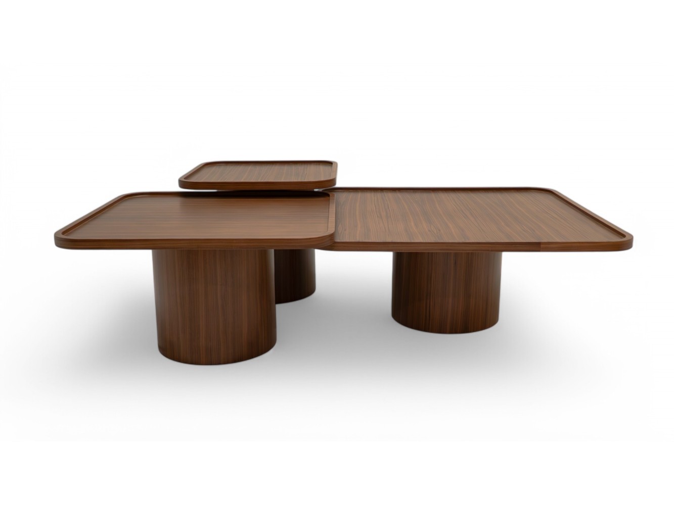 957 Walnut Set of 3