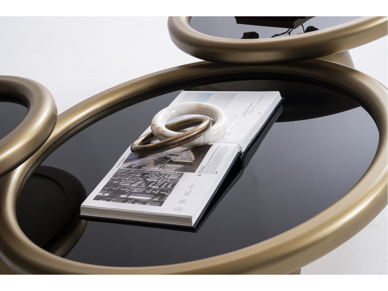 950 Patina Gold Black Set Of 3