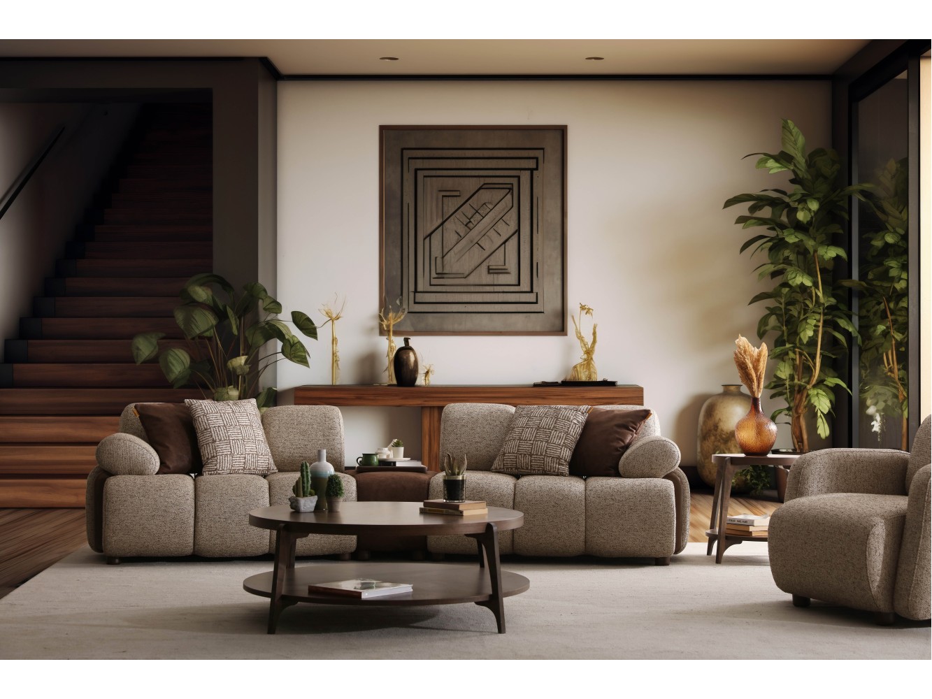 Marsilya Sofa Set-3-3-1