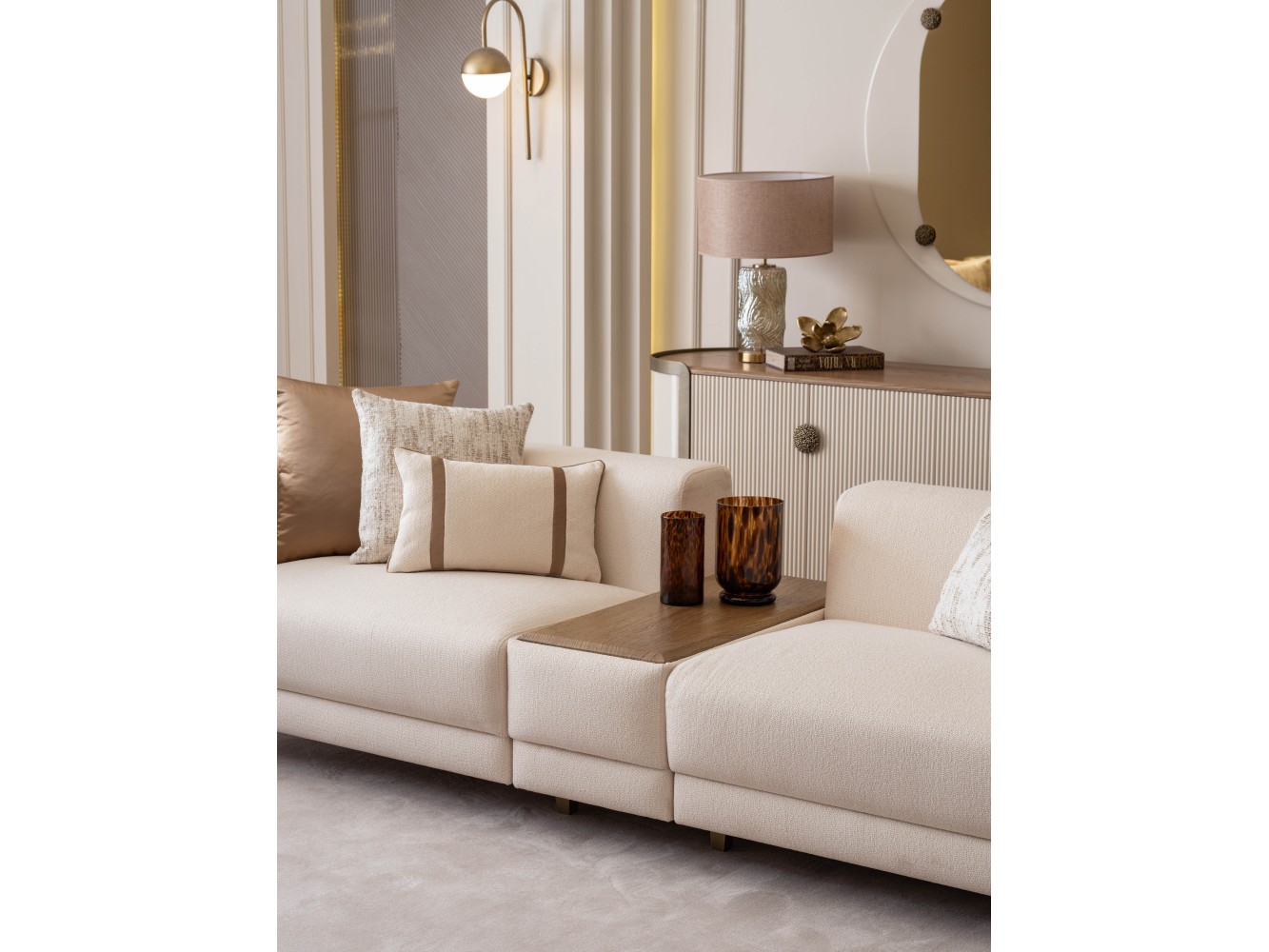 Mocha Living Room Set