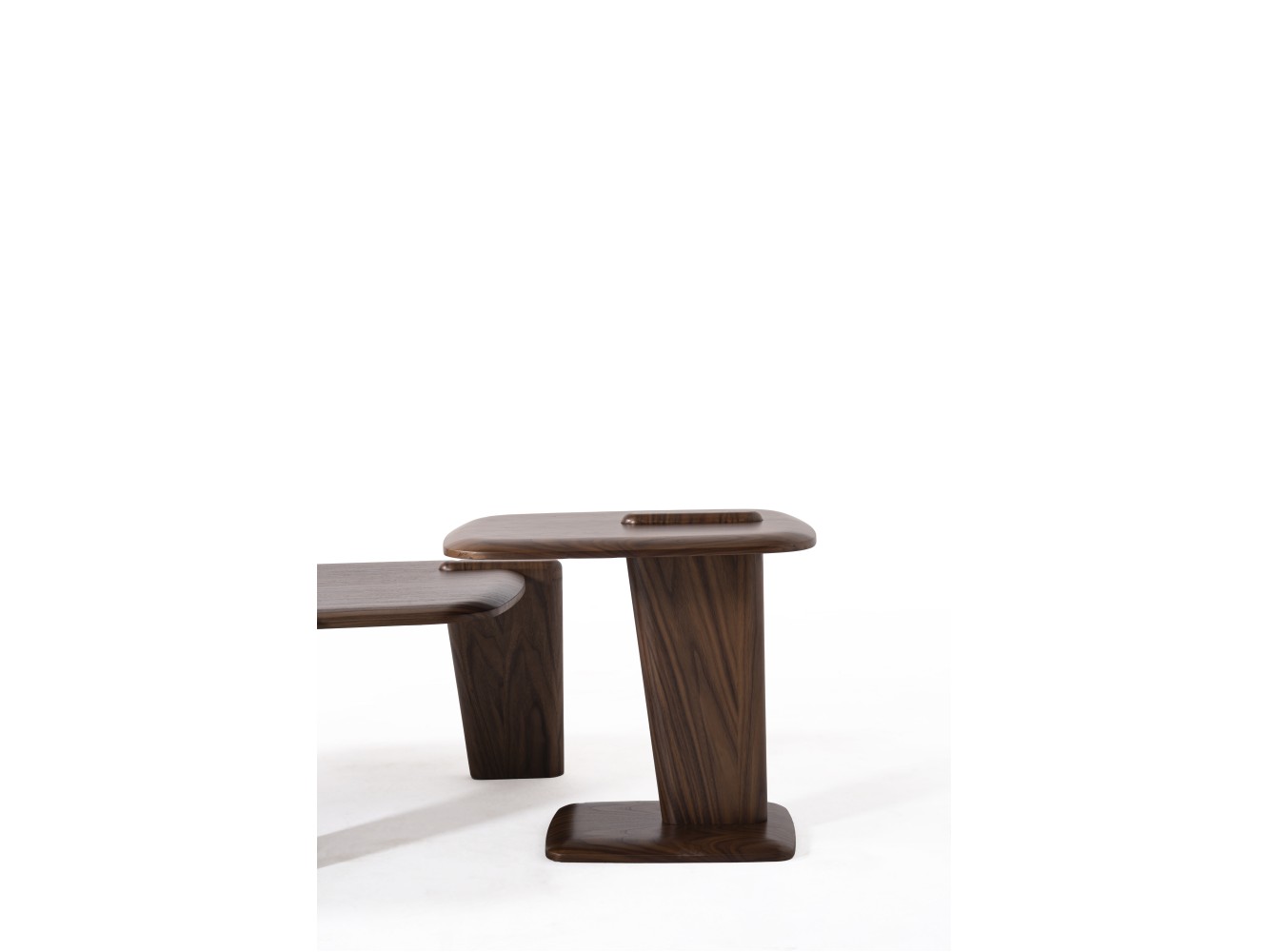 960 - 961 Walnut Set Of 2