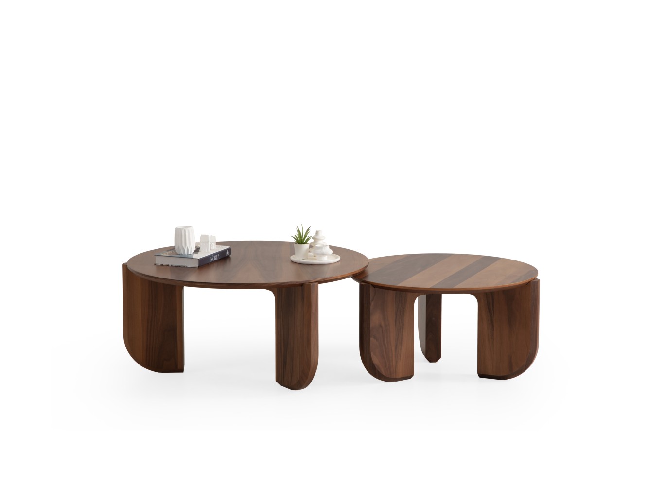 720 Walnut Set Of 3