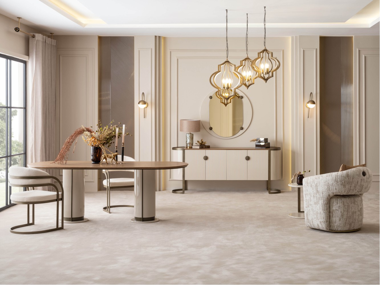 Mocha Dining Room Set