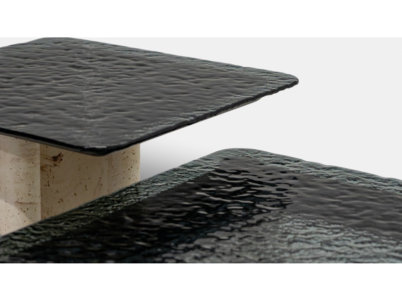 807 - 808 Travertine Set Of 2