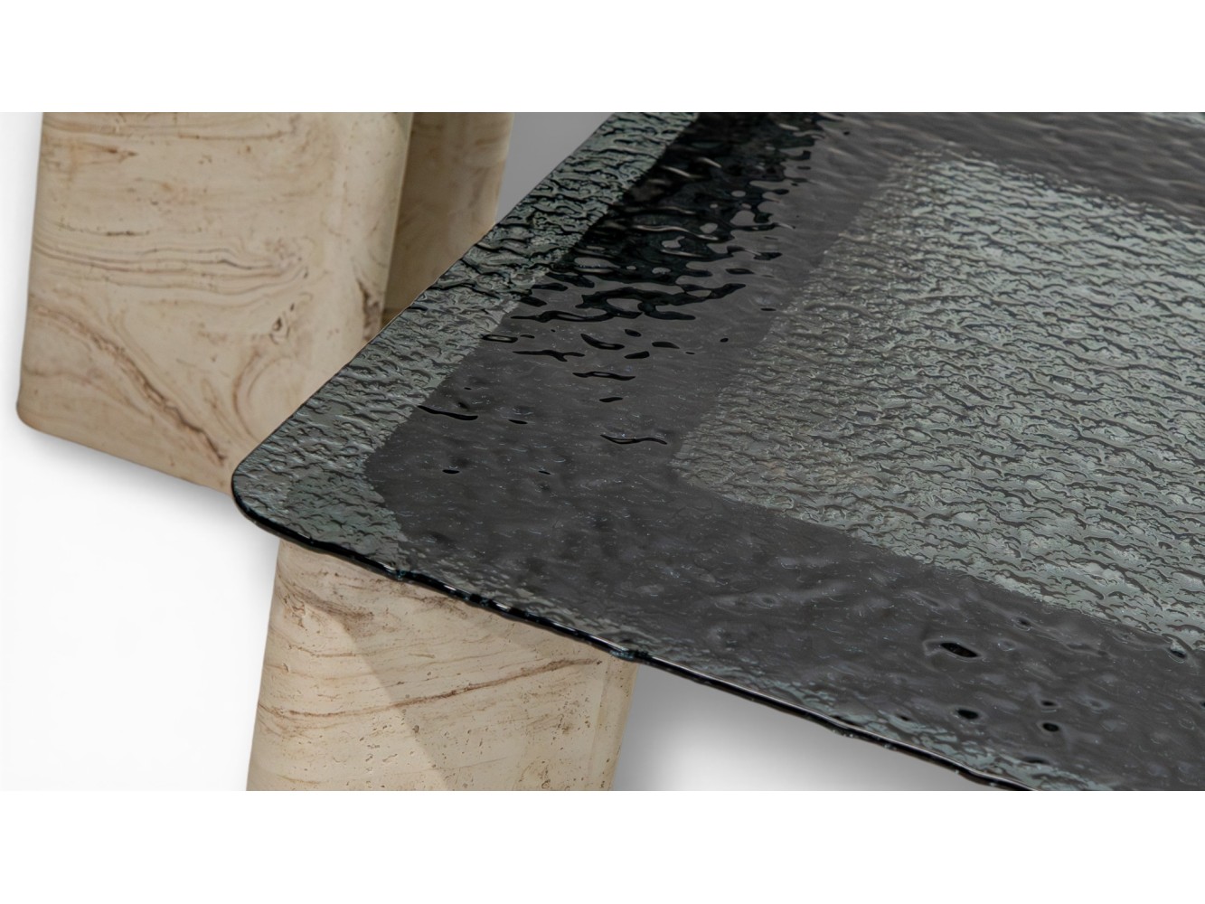 807 - 808 Travertine Set Of 2