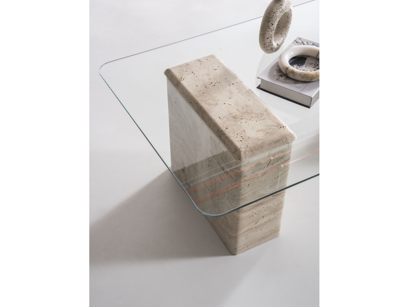 945 - 946 Travertine Set Of 2