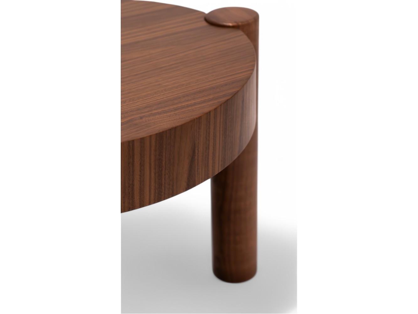 670 - 671 Walnut White Marble Set Of 2