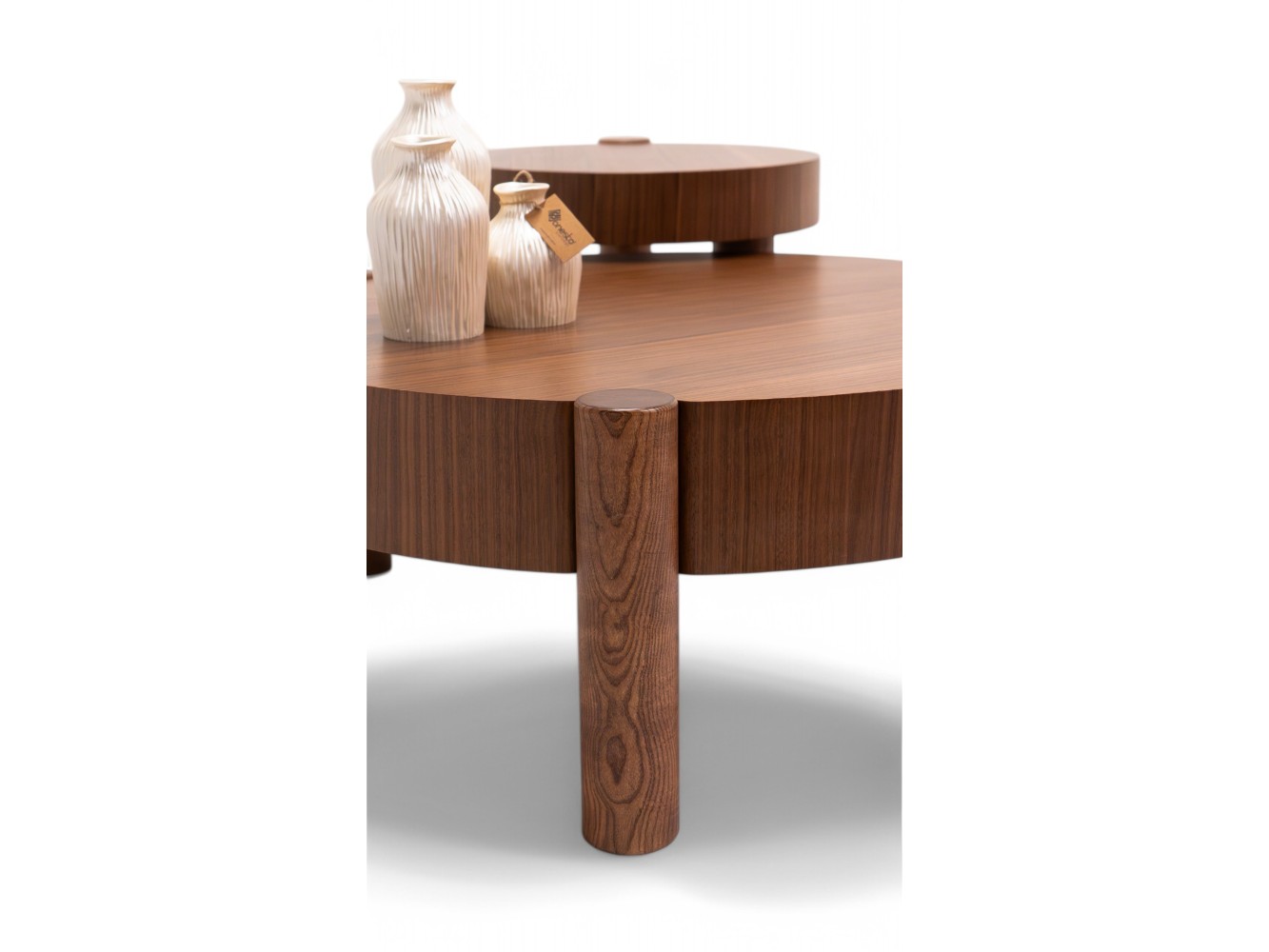 670 - 671 Walnut  Set Of 2