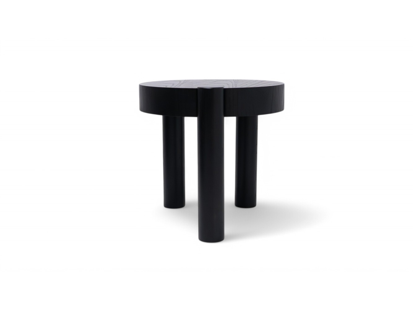 670 - 671 Black Oak White Marble Set Of 2