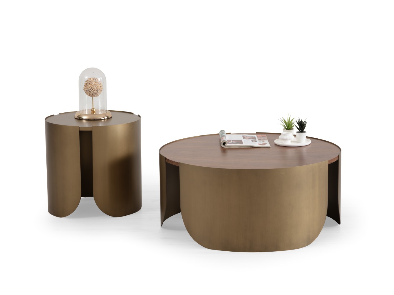 888 Patina Gold Mixed Set Of 3