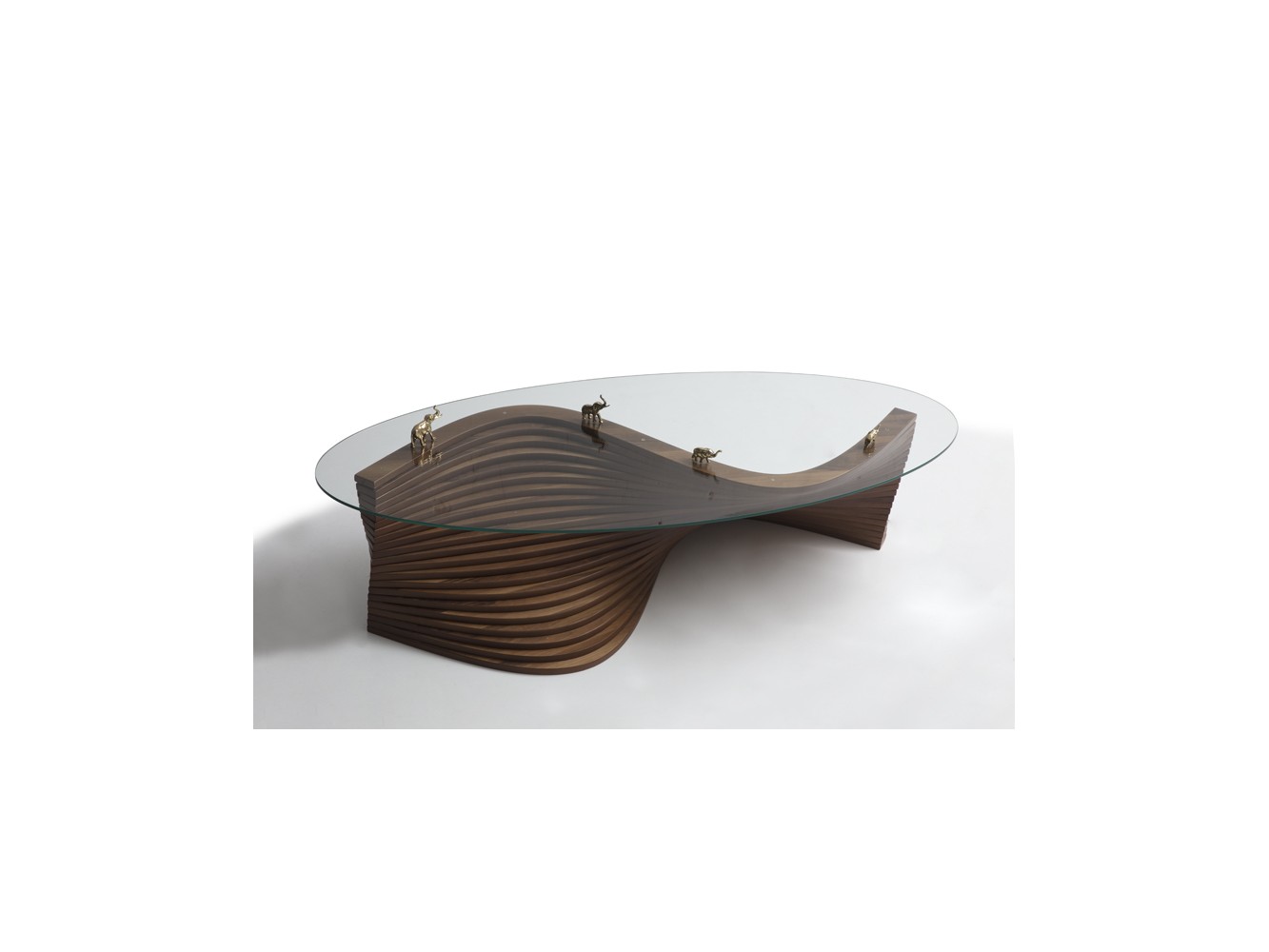 150 Walnut Clear Glass