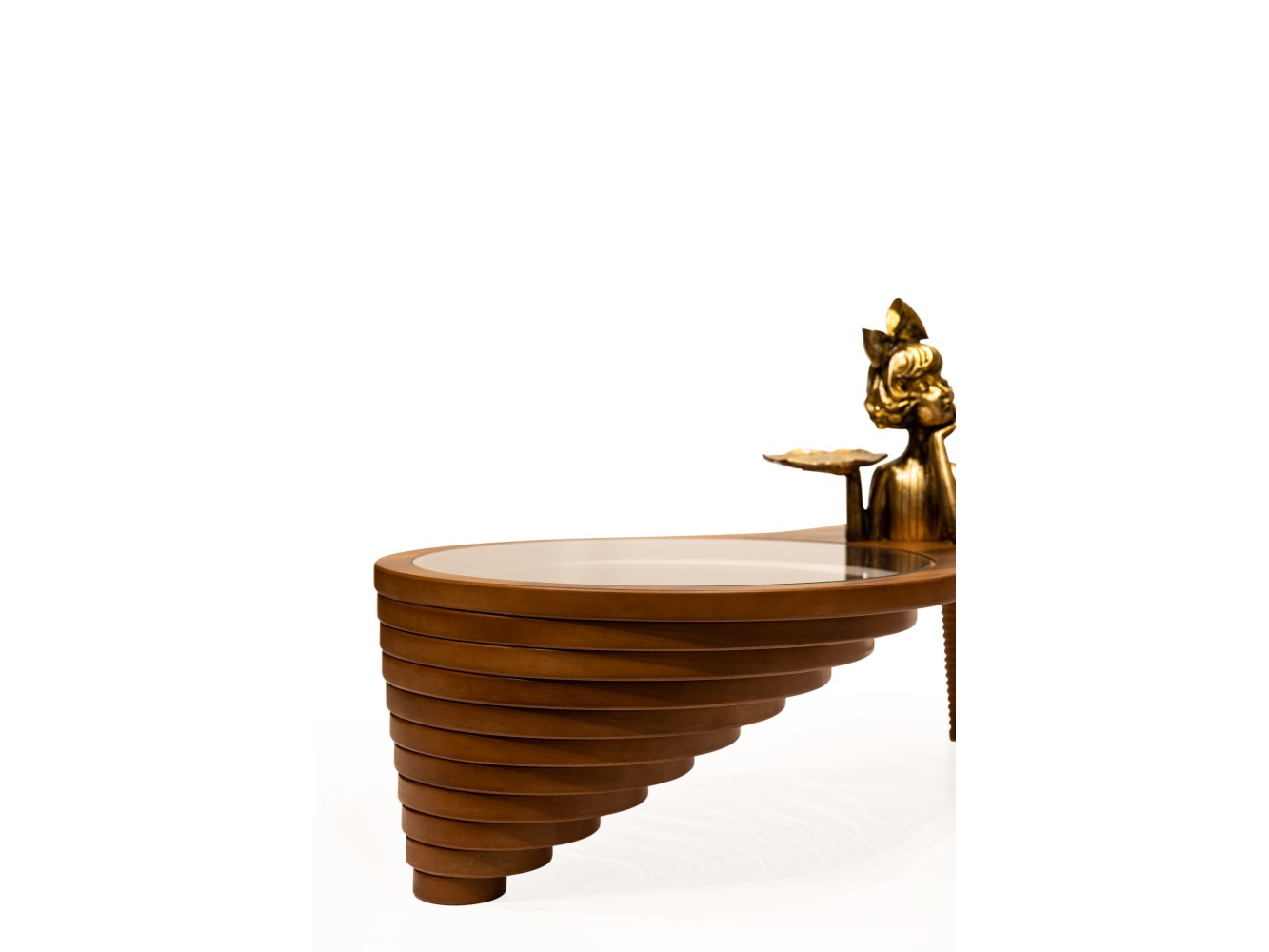 001 Walnut Clear Glass