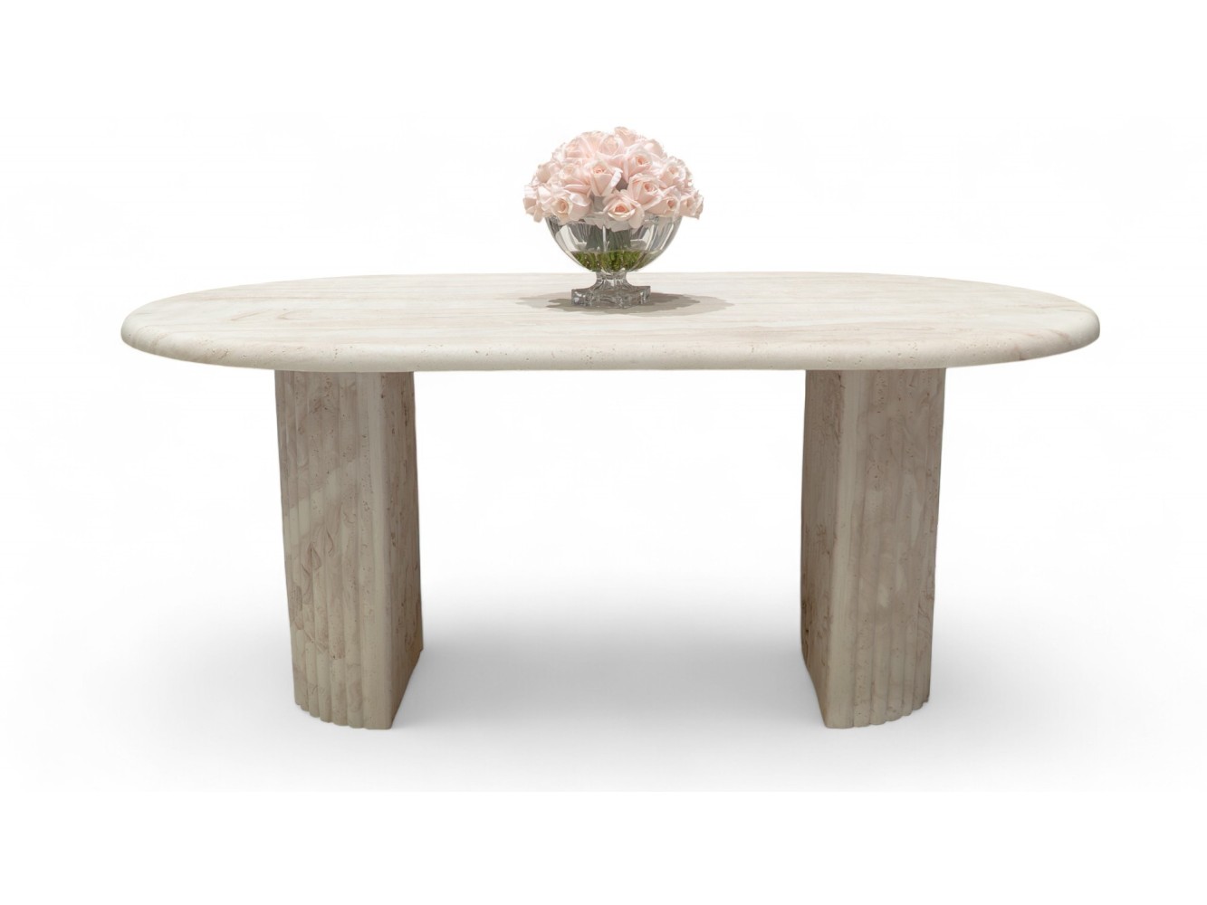 117 Travertine Dining Table