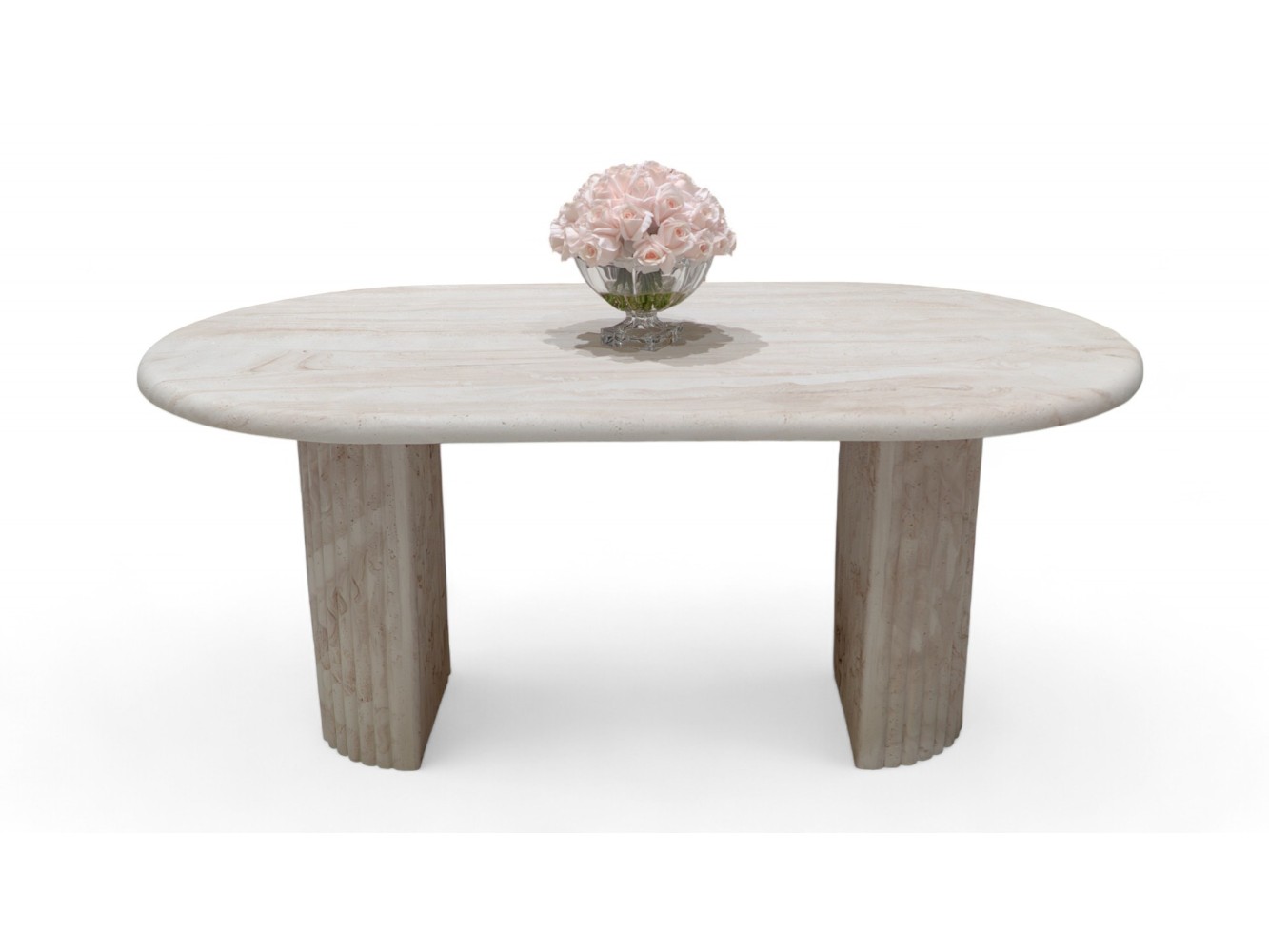 117 Travertine Dining Table