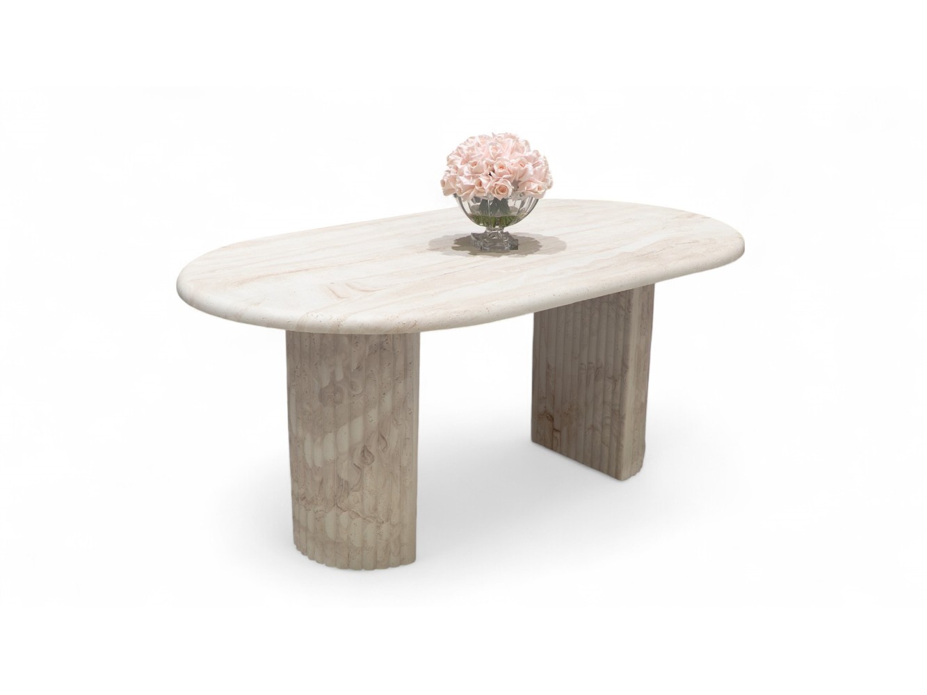 117 Travertine Dining Table