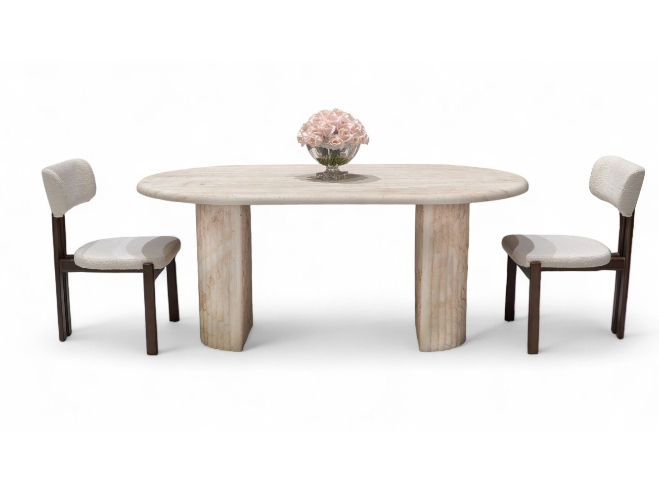 117 Travertine Dining Table