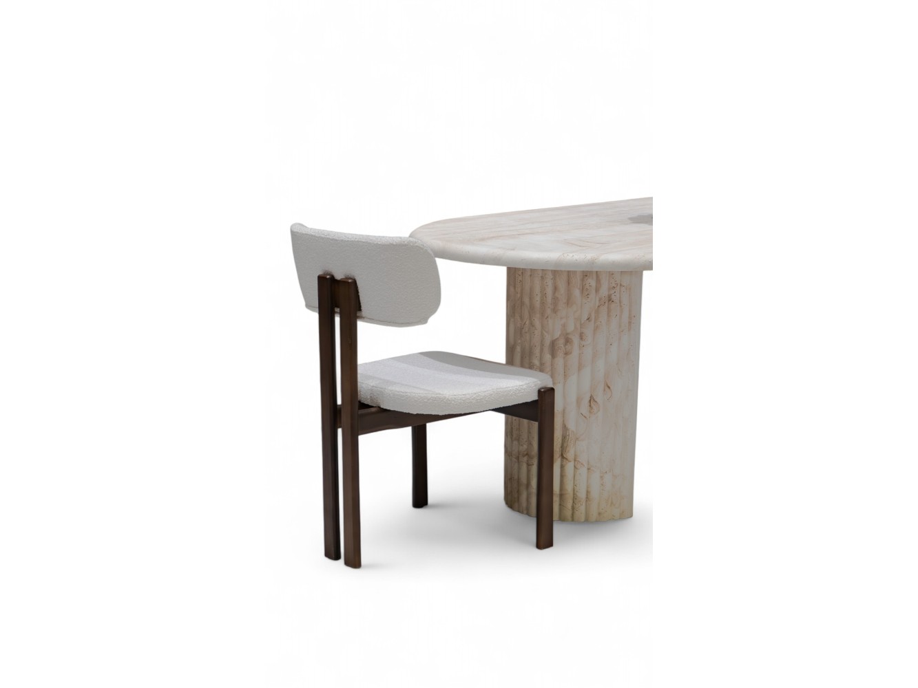 117 Travertine Dining Table
