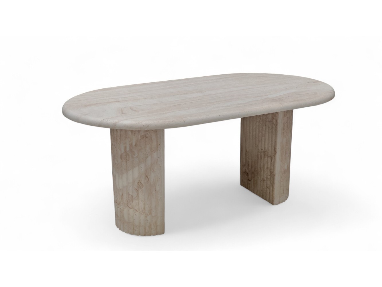 117 Travertine Dining Table