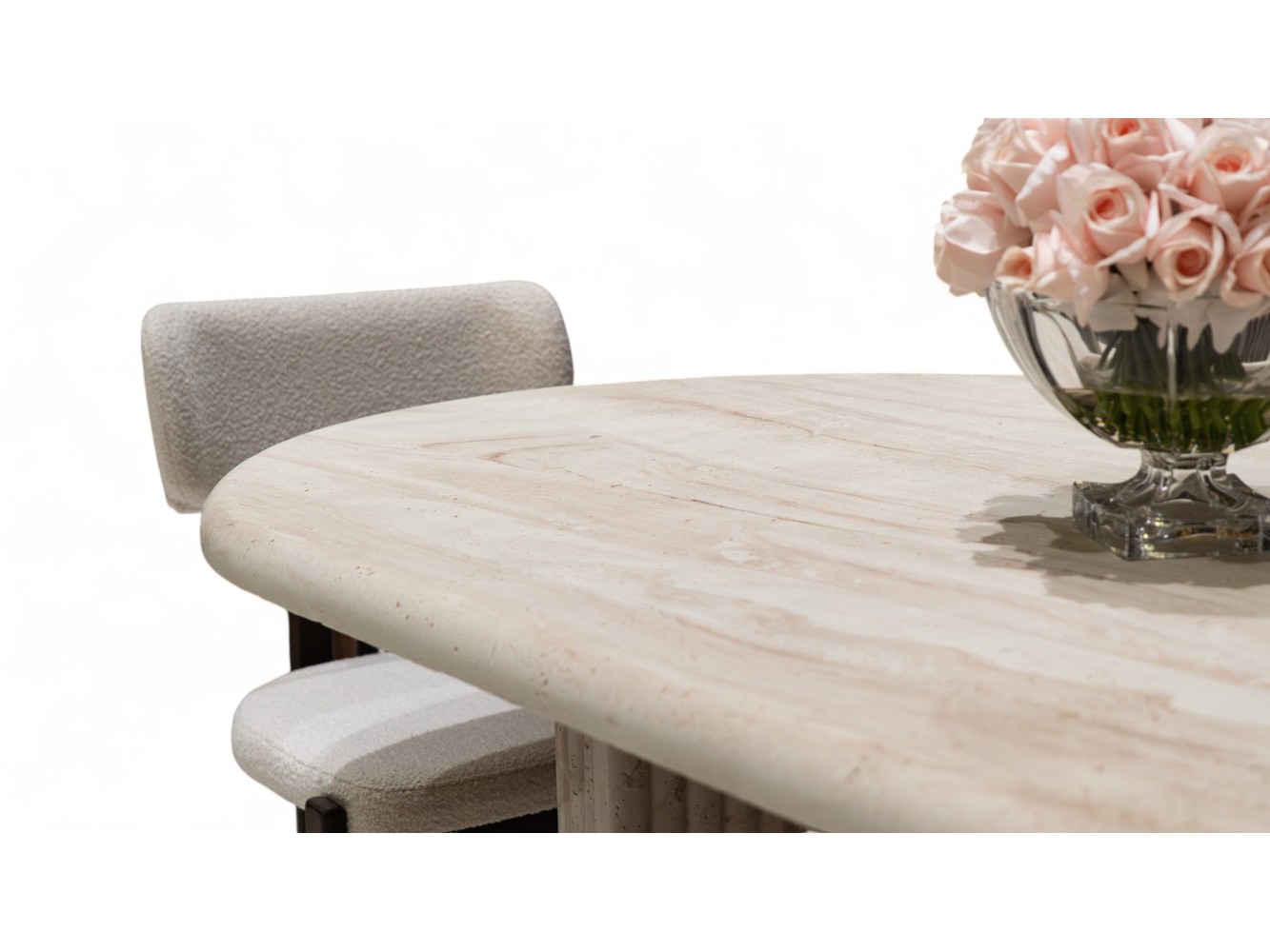 117 Travertine Dining Table