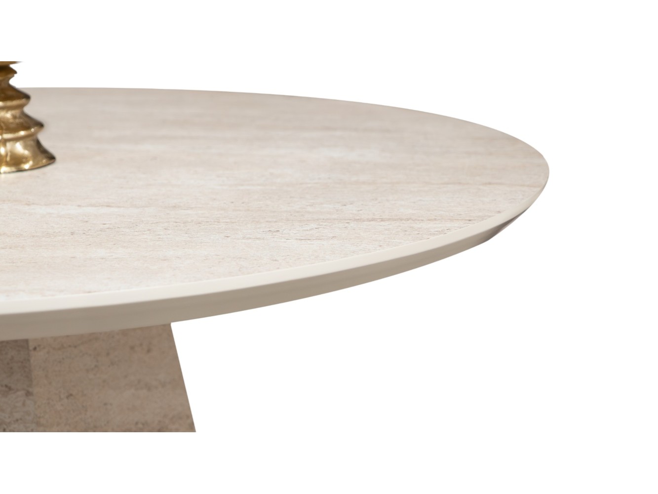 095 Travertine Dining Table