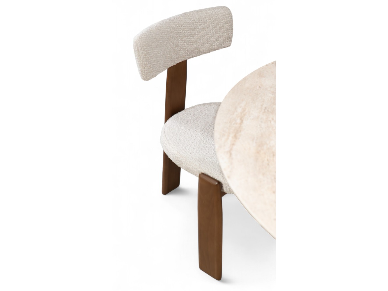 095 Travertine Dining Table