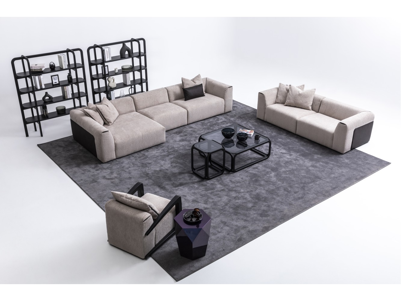 Soho Corner and Sofa Set