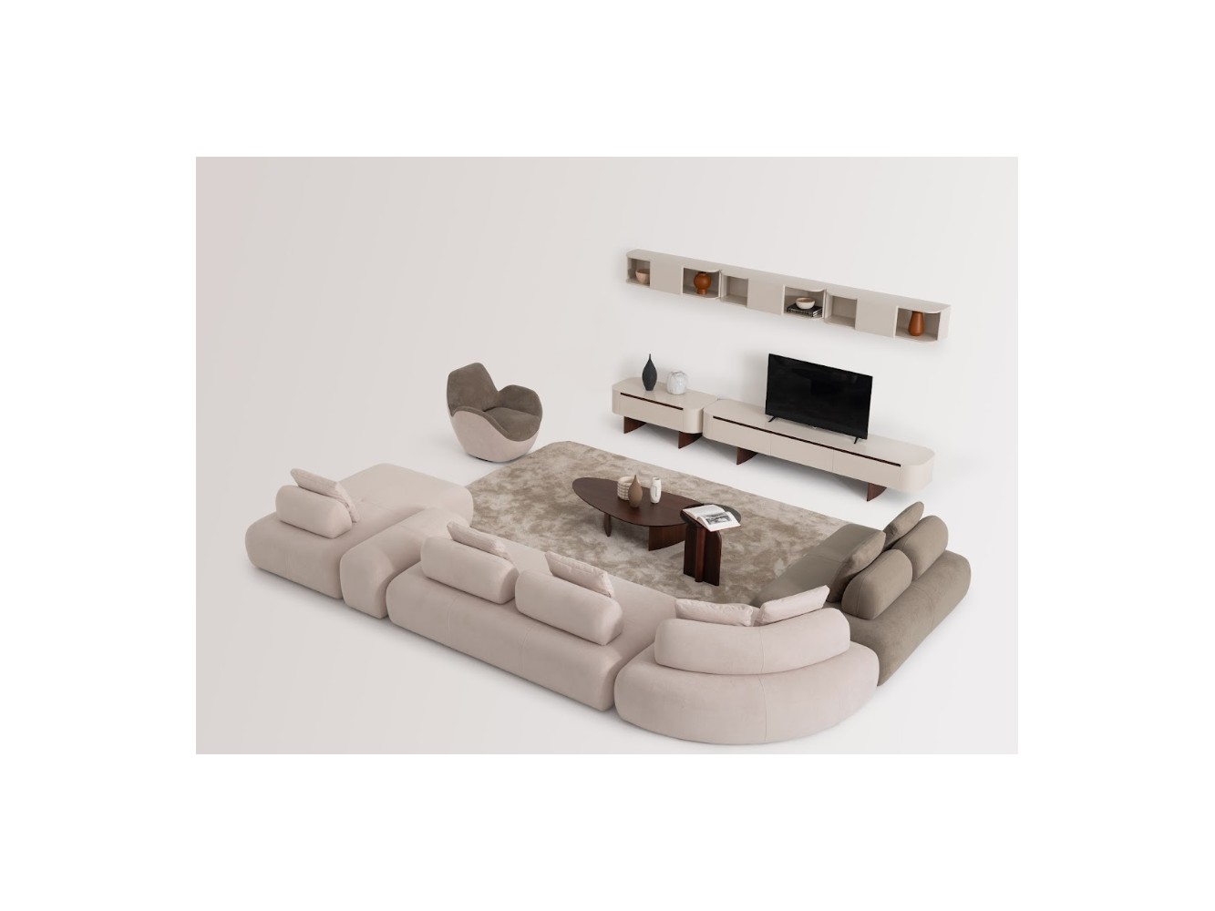 MARSHMELLOW CORNER SET