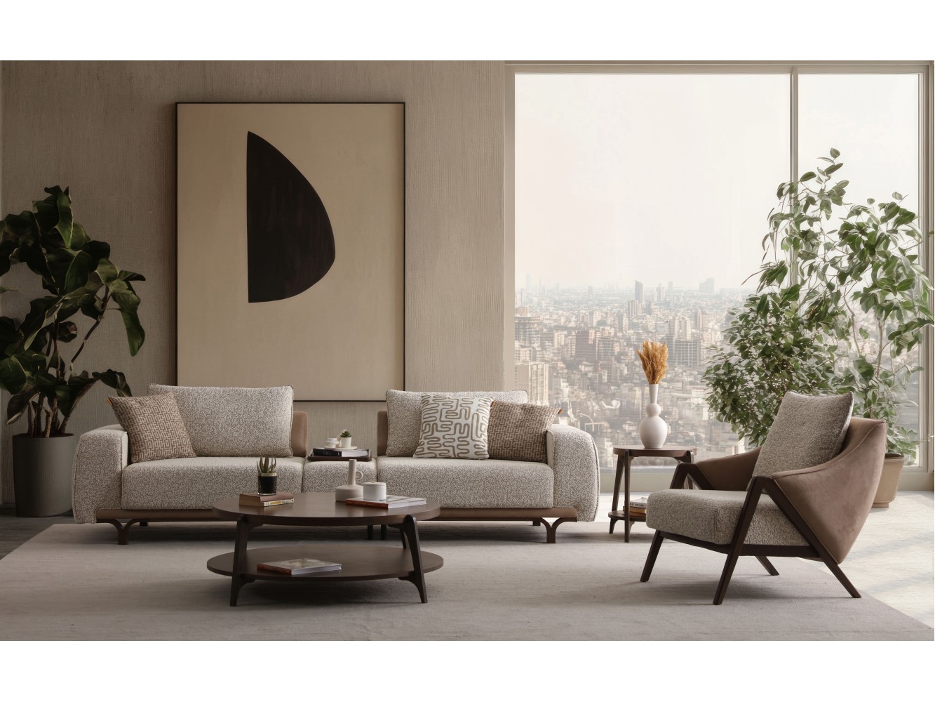 Paris Sofa Set-3-3-1