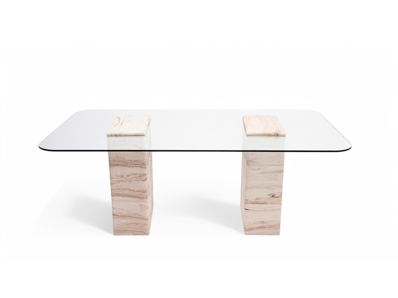 940 Travertine Dining Table