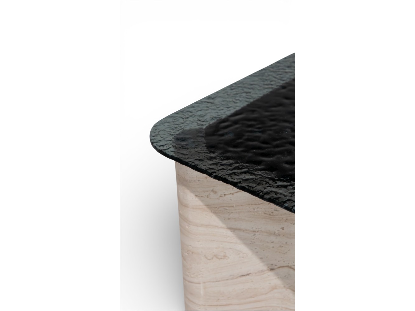 412 Travertine Smoked Fusion Glass