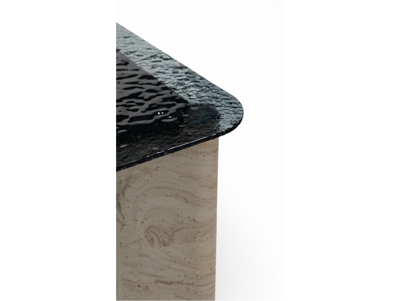 412 Travertine Smoked Fusion Glass