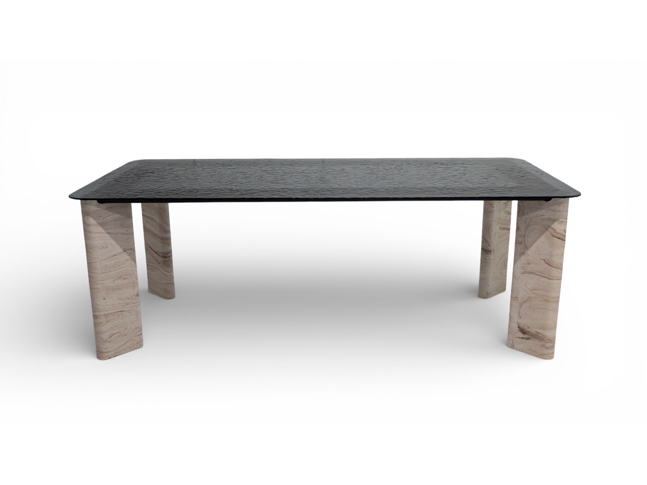 412 Travertine Smoked Fusion Glass