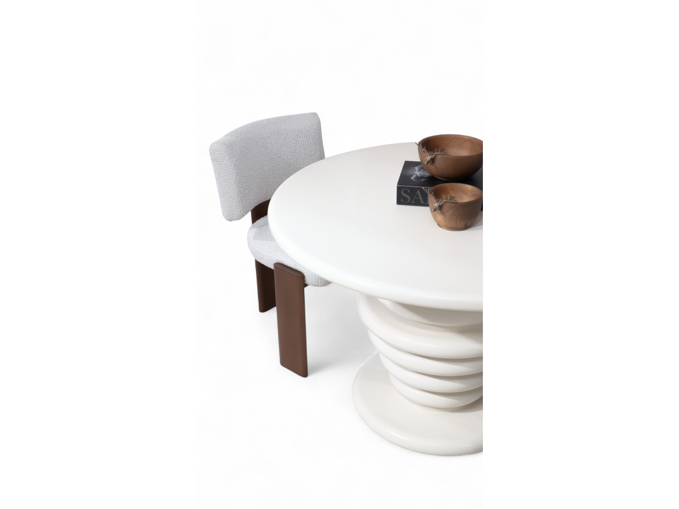 096 Cream Dining Table