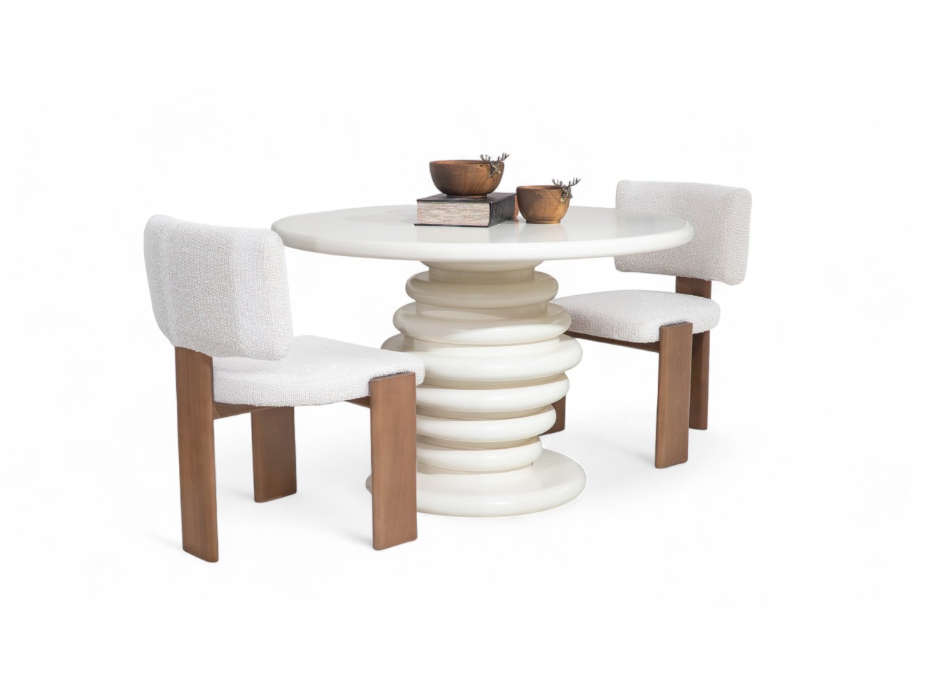 096 Cream Dining Table