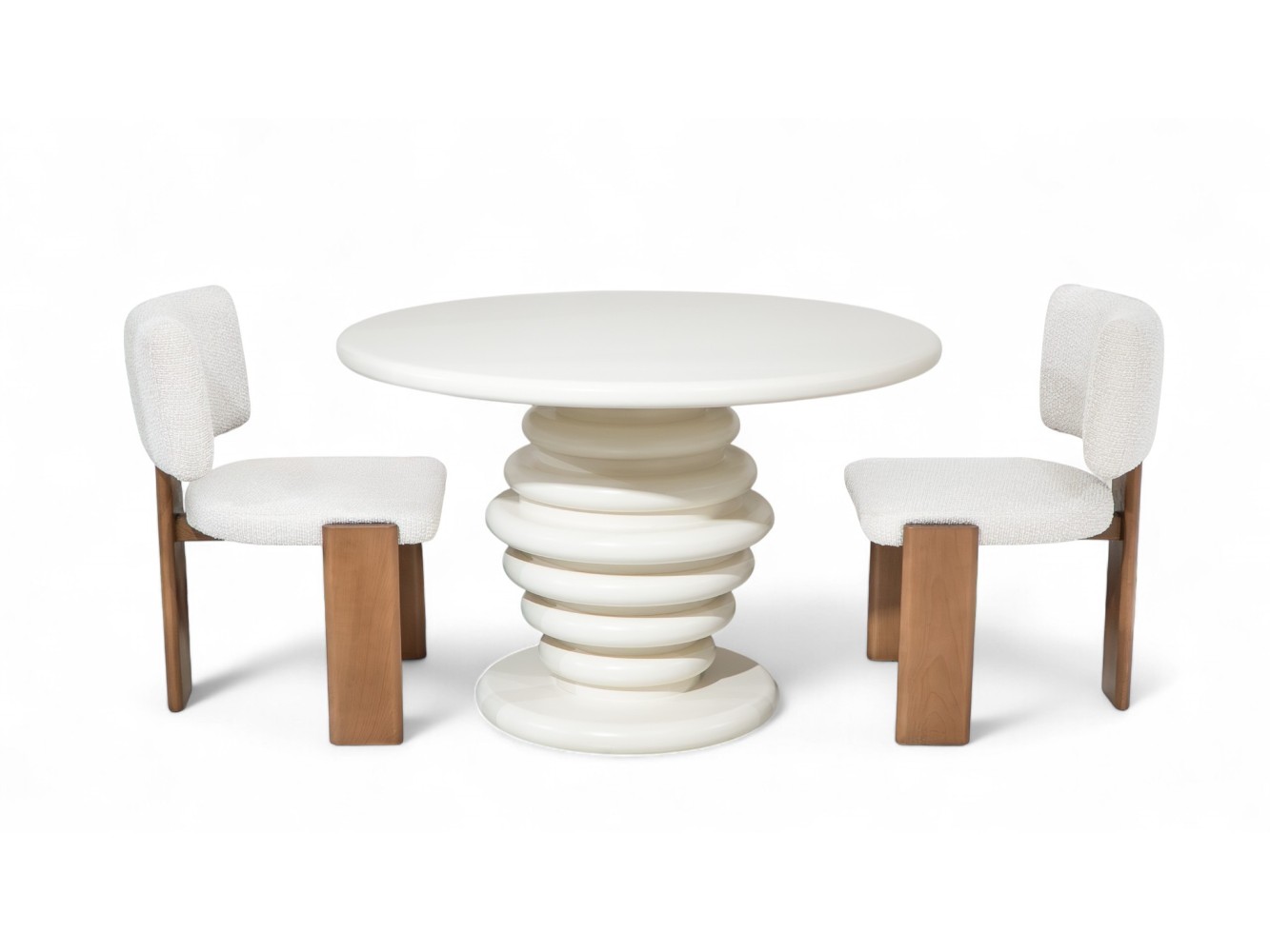096 Cream Dining Table