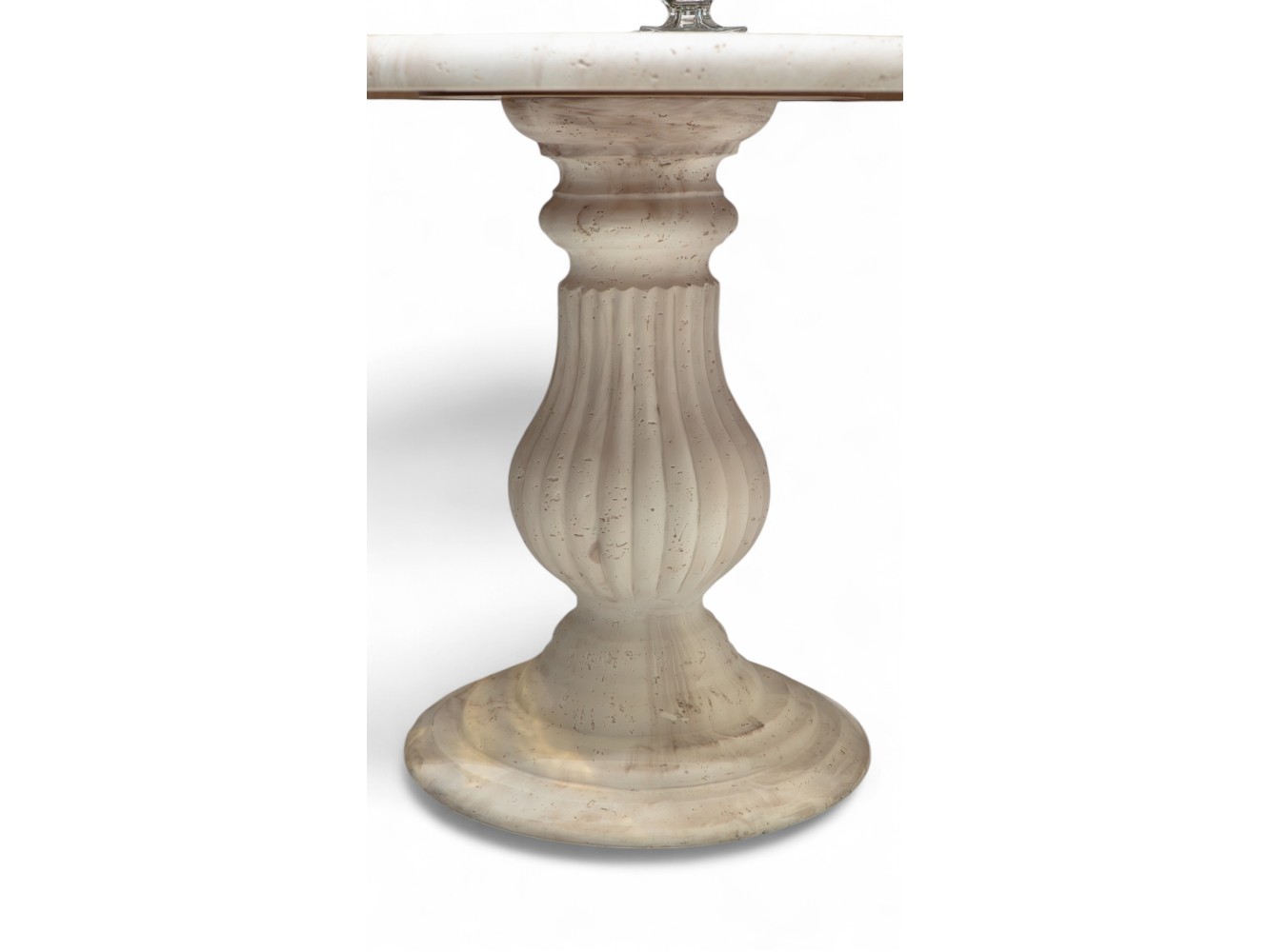 091 Travertine Dining Table