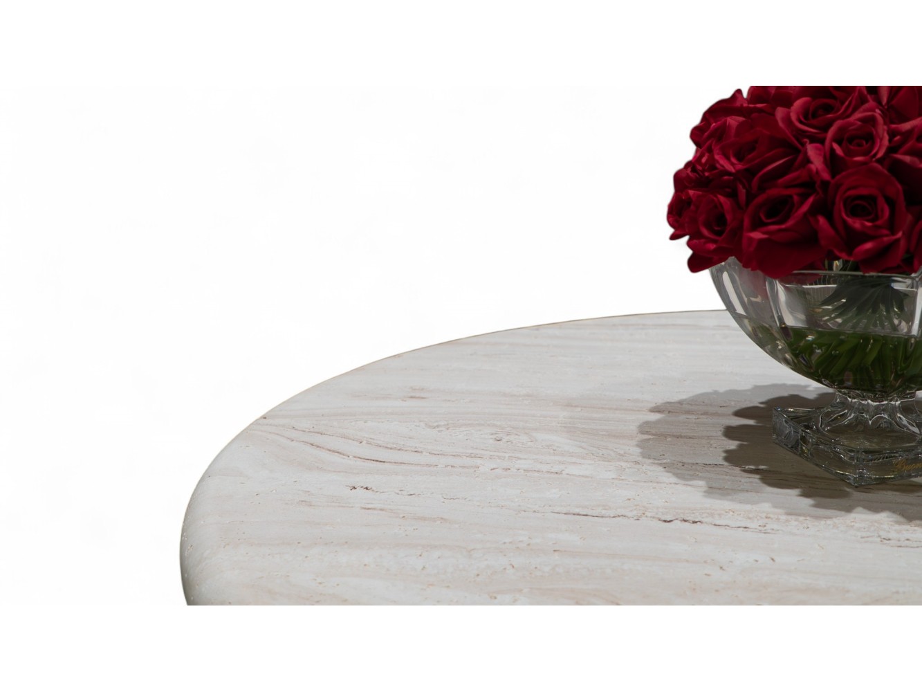 091 Travertine Dining Table