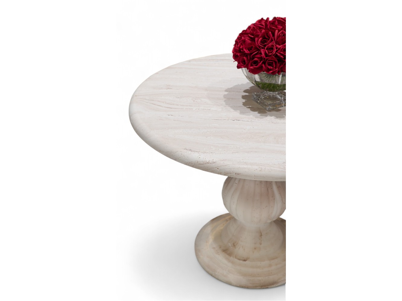 091 Travertine Dining Table