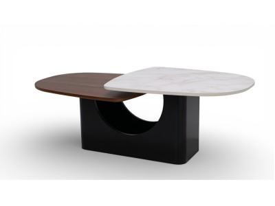 672 Walnut White Marble