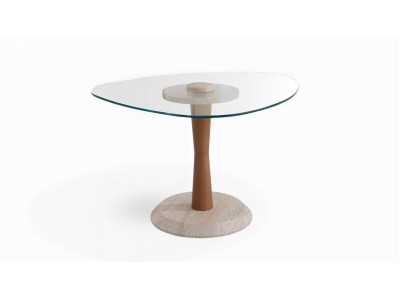 687 Walnut Travertine Set Of 3