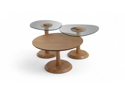 687 Light Oak Set Of 3