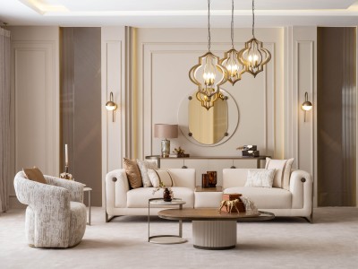 Mocha Living Room Set