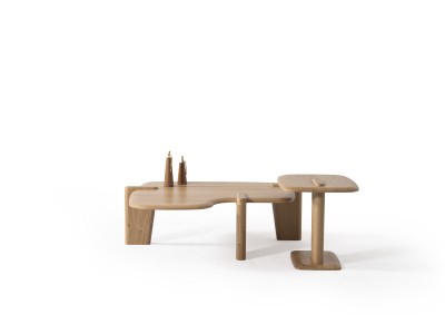 960 - 961 Light Wood Set Of 2